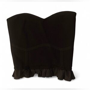 Altar'd State black corset style strapless top in size small. Brand new